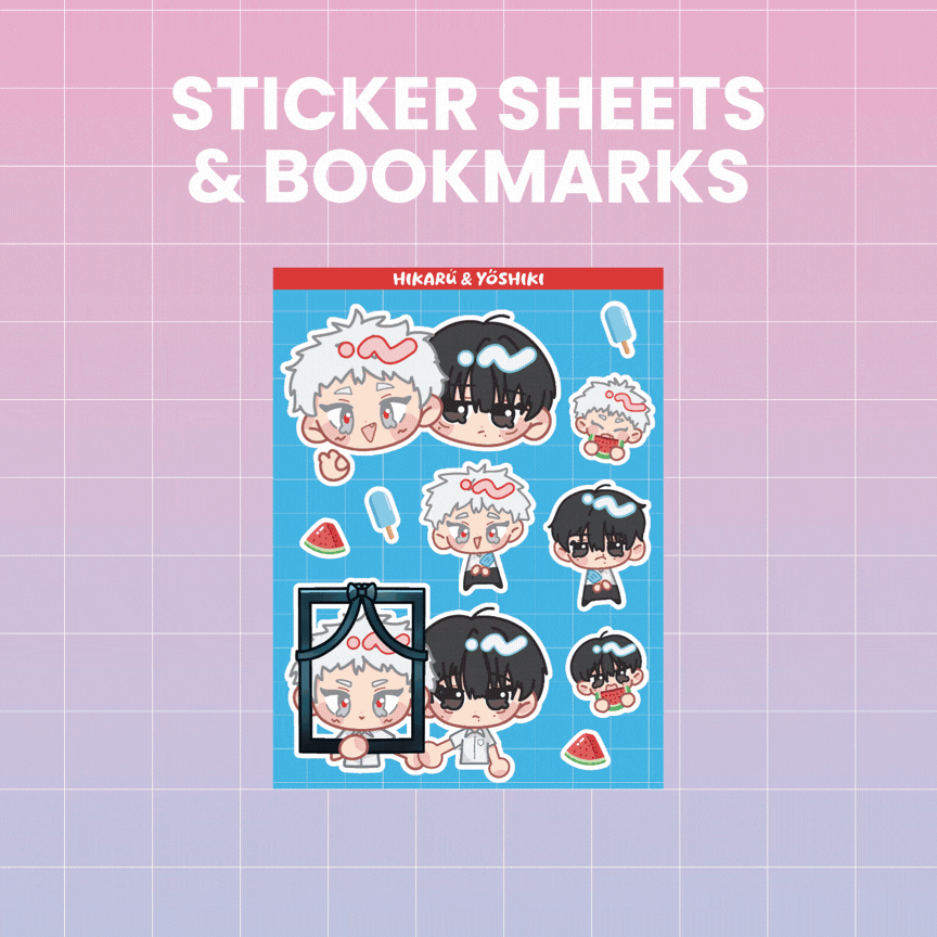Sticker sheets &amp; Bookmarks