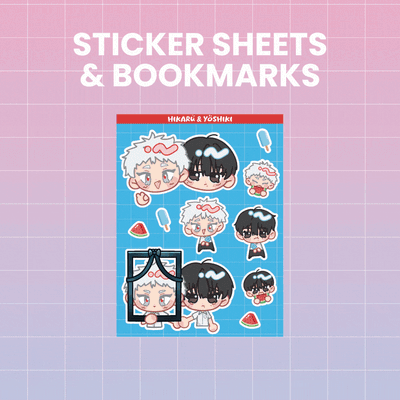 Sticker sheets &amp; Bookmarks