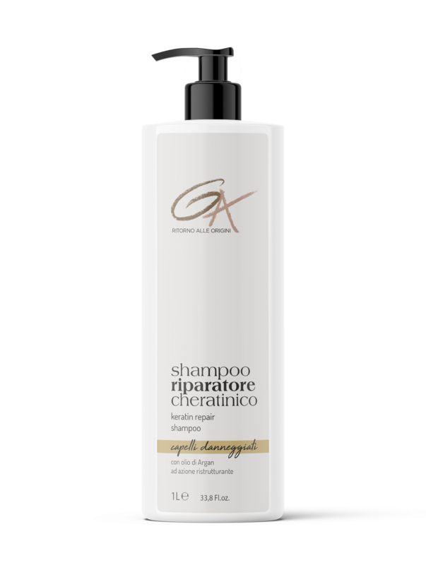 Shampoo Riparatore Cheratinico 1lt | Capelli danneggiati Shampoo Riparatore Cheratinico 1lt | Capelli danneggiati
