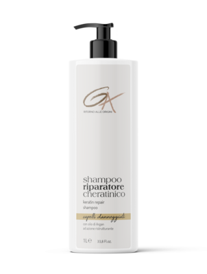 Shampoo Riparatore Cheratinico 1lt | Capelli danneggiati Shampoo Riparatore Cheratinico 1lt | Capelli danneggiati