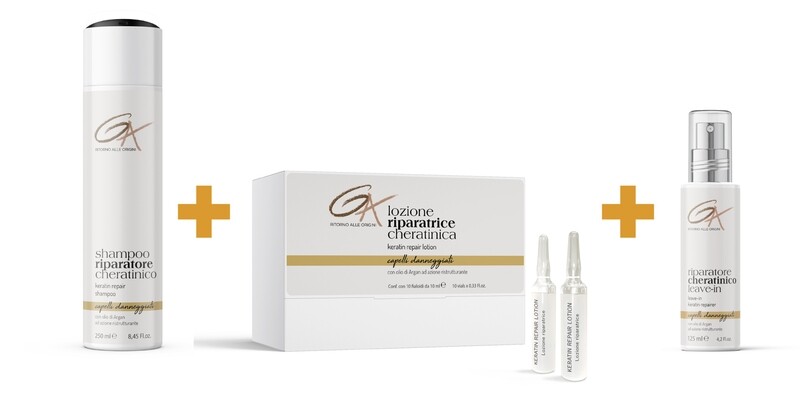 Kit Riparatore Cheratinico | Capelli Danneggiati Kit Riparatore Cheratinico | Capelli Danneggiati