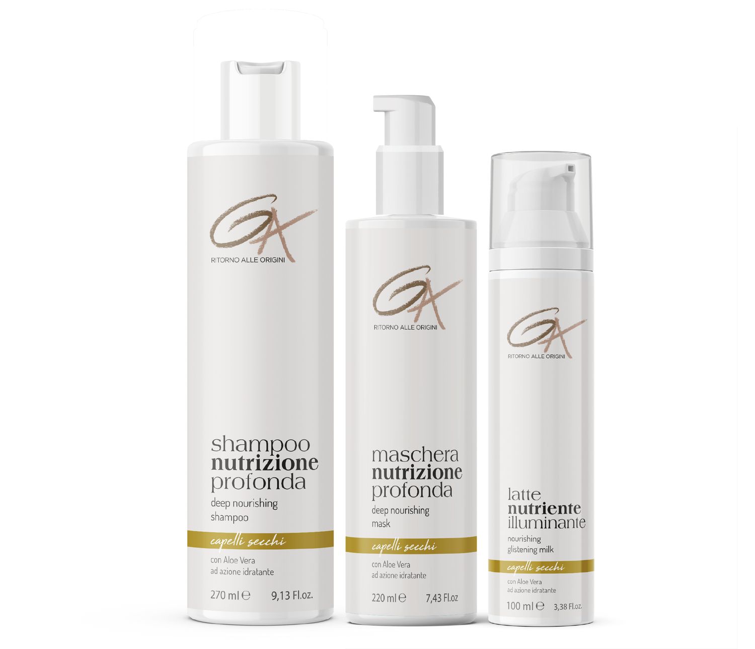 Kit Capelli secchi  | Nutrizione profonda Kit Capelli secchi  | Nutrizione profonda