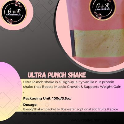 Ultra Punch Vanilla Shake &amp; Whey Protein Powder