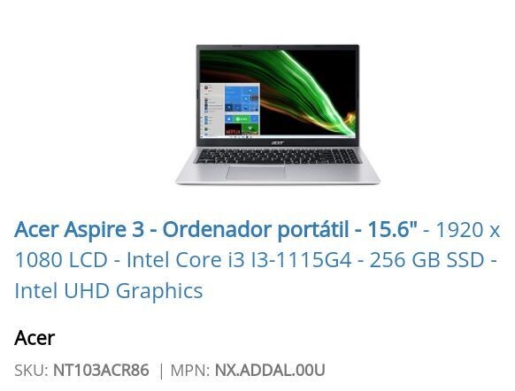 Acer Aspire 3 Acer Aspire 3