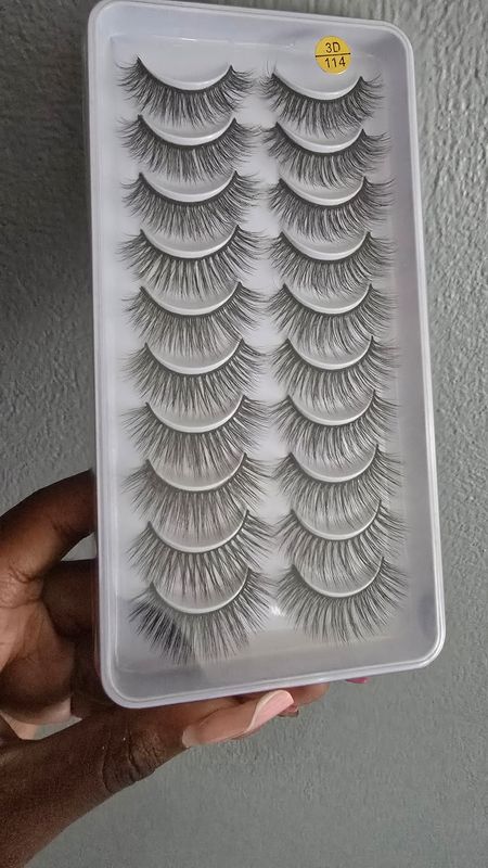 10 Pairs of Faux Mink Lashes - 3D 114