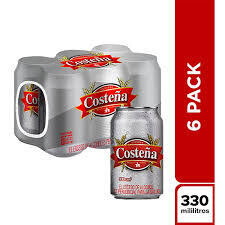 SIX PACK COSTEÑA GRIS 330ML
