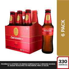 Club colombia roja botella x 6