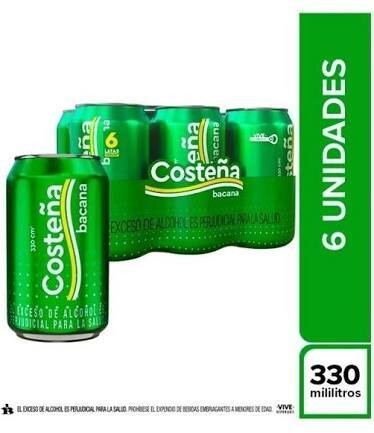 COSTEÑA BACANA 330X6