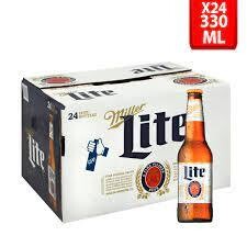 MILLER LIGHT BOT X 24