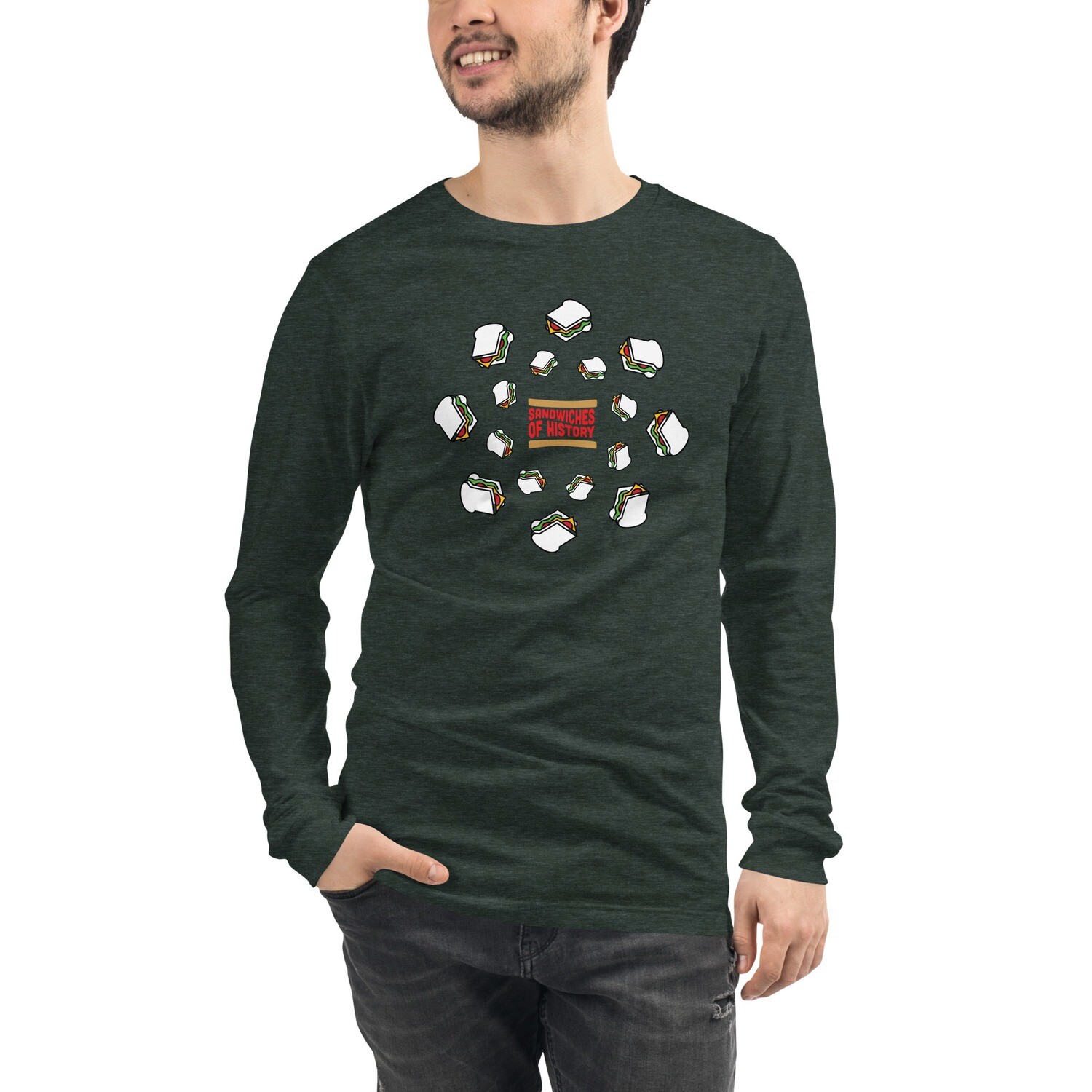 Expanding Universe of Sandwiches Unisex Long Sleeve Tee