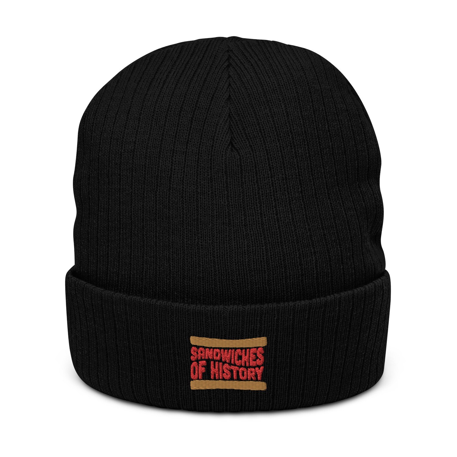 The Sandwiches of History Ribbed knit beanie