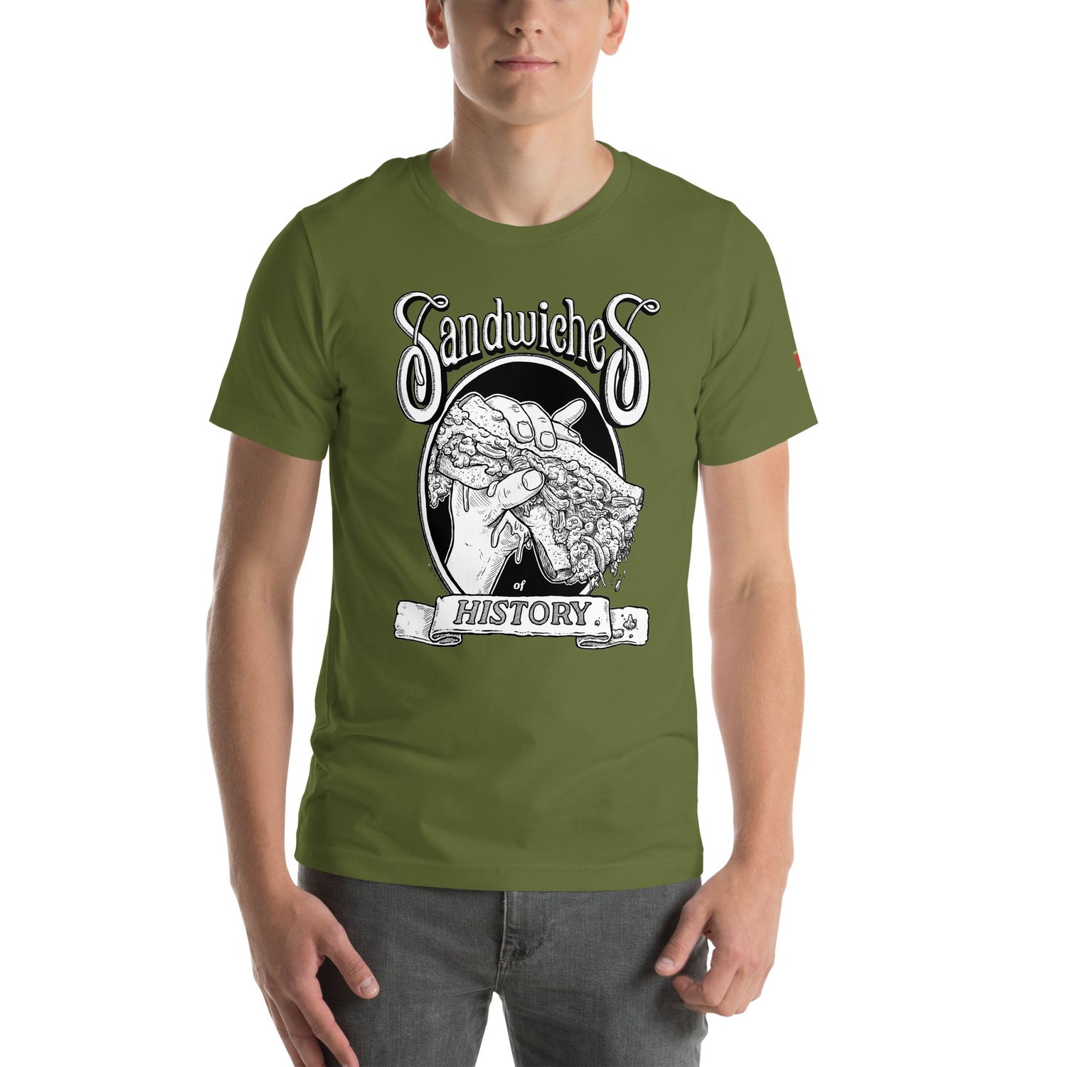 Sandwiches of History: Unisex Scott Teplin T-shirt