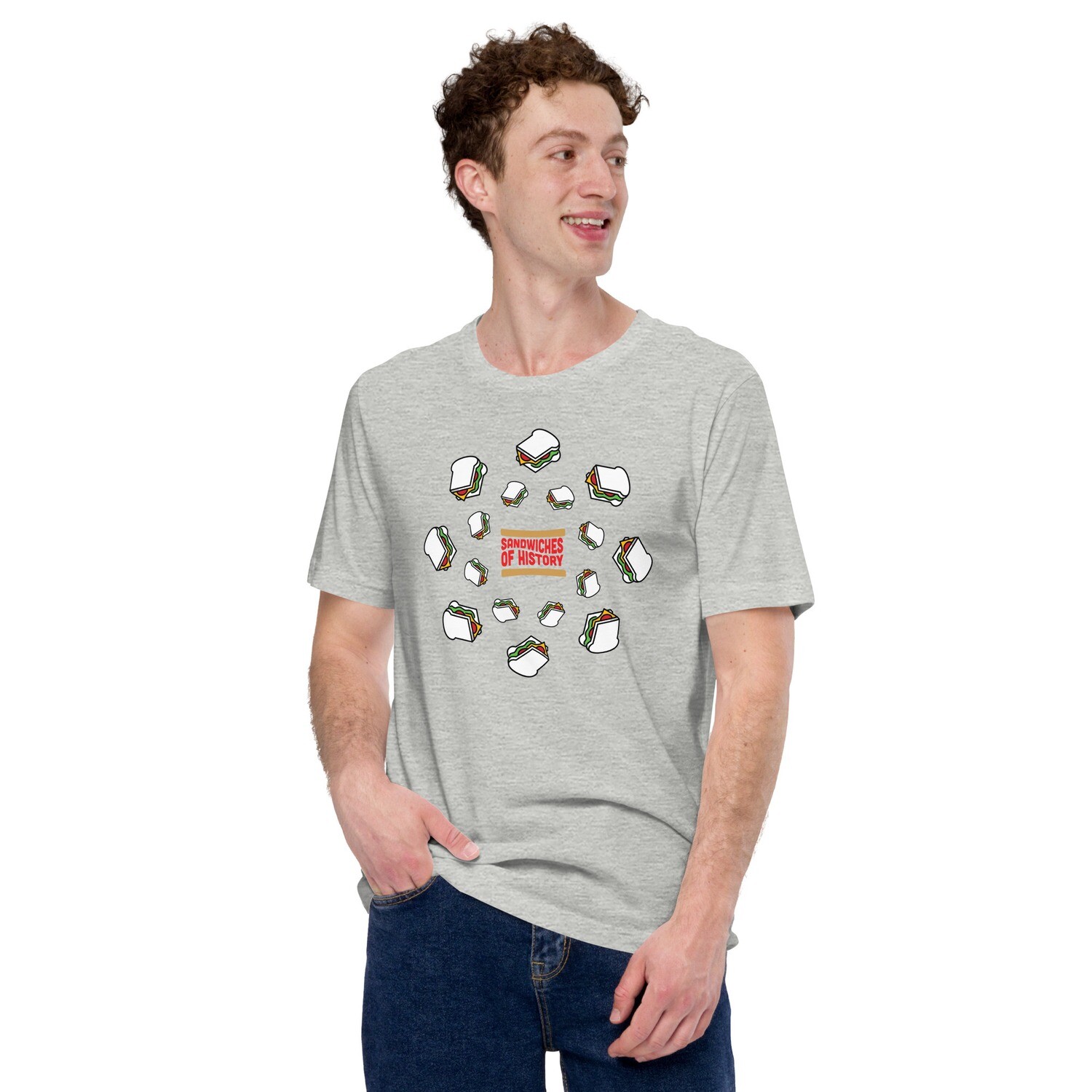 Expanding Universe of Sandwiches Short Sleeved Unisex T-shirt