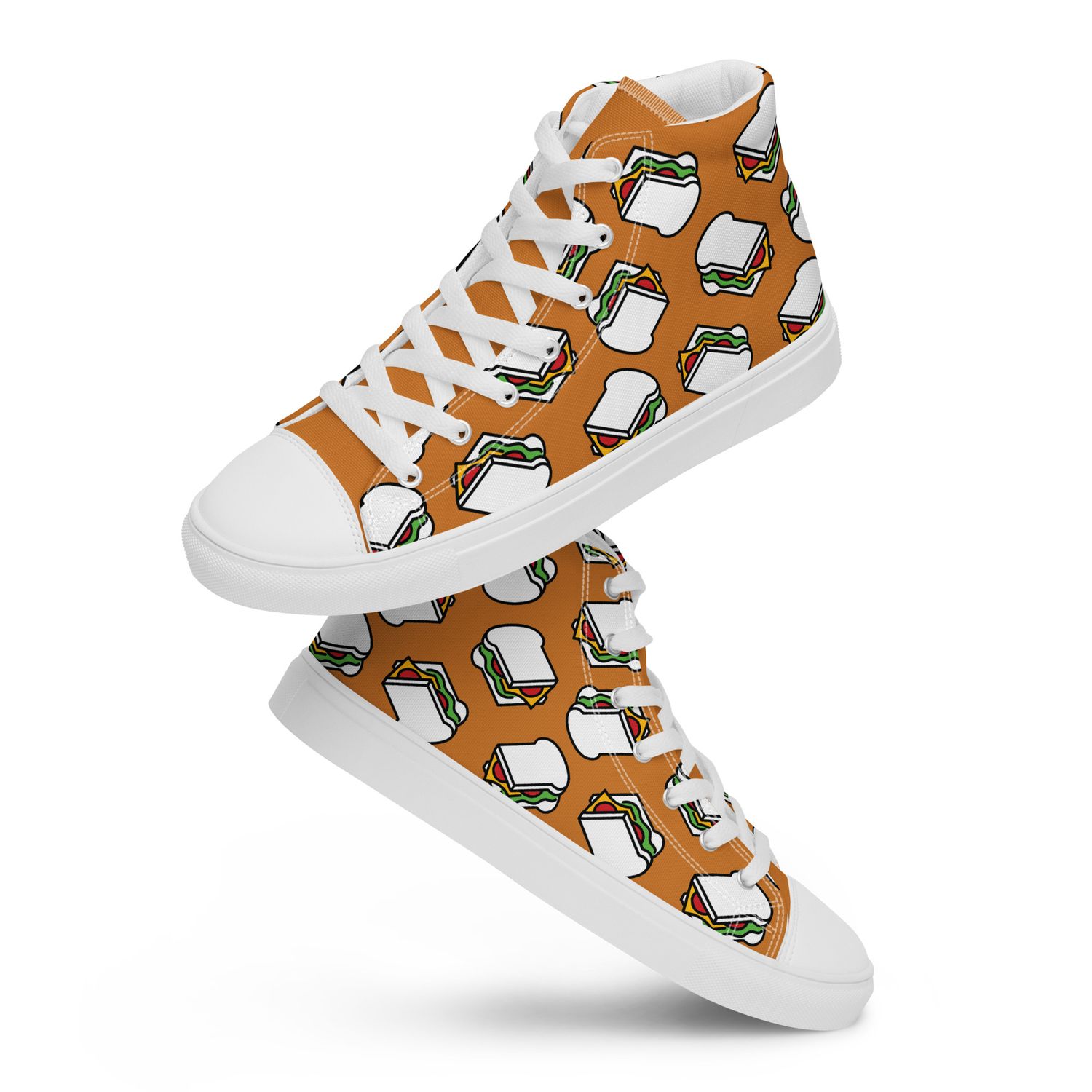 Men’s high top Sandwiches Galore canvas shoes