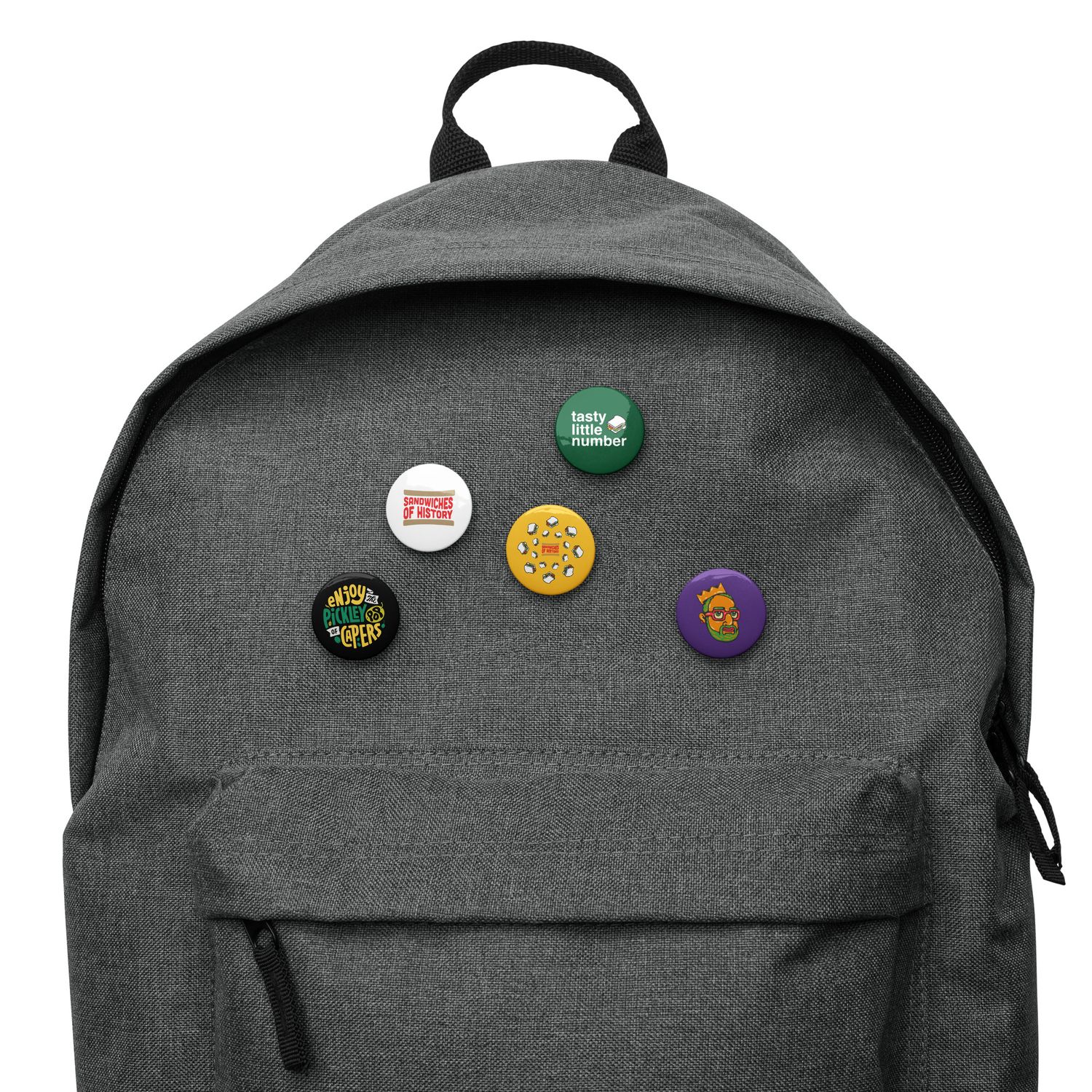 Sandwiches of History - The set of pin buttons!