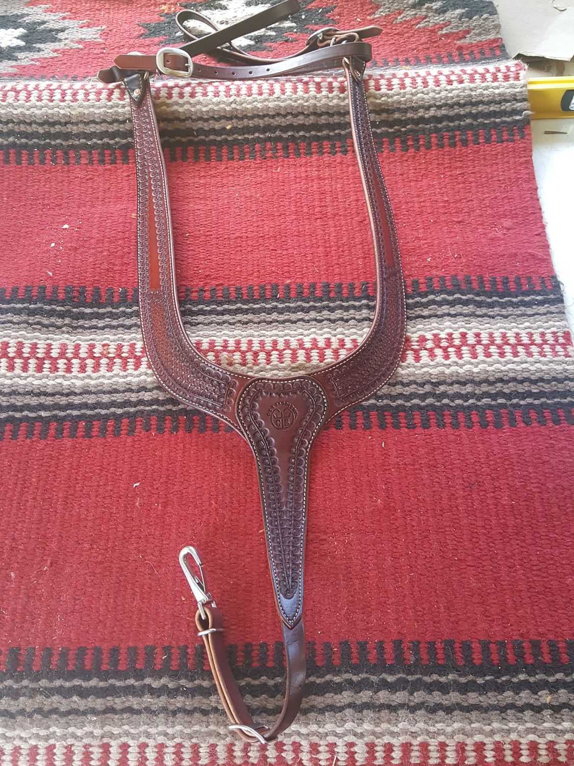 Pulling Collar - Basket stamp and border stamp