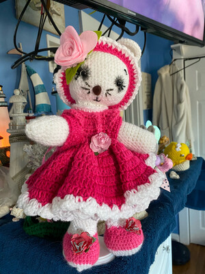 Crochet Handmade Cat Katrina