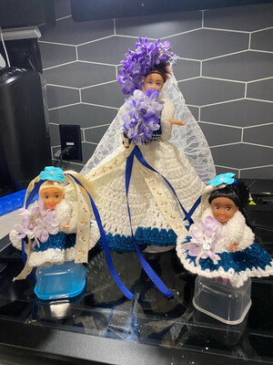 Bride Doll With Flower Girls