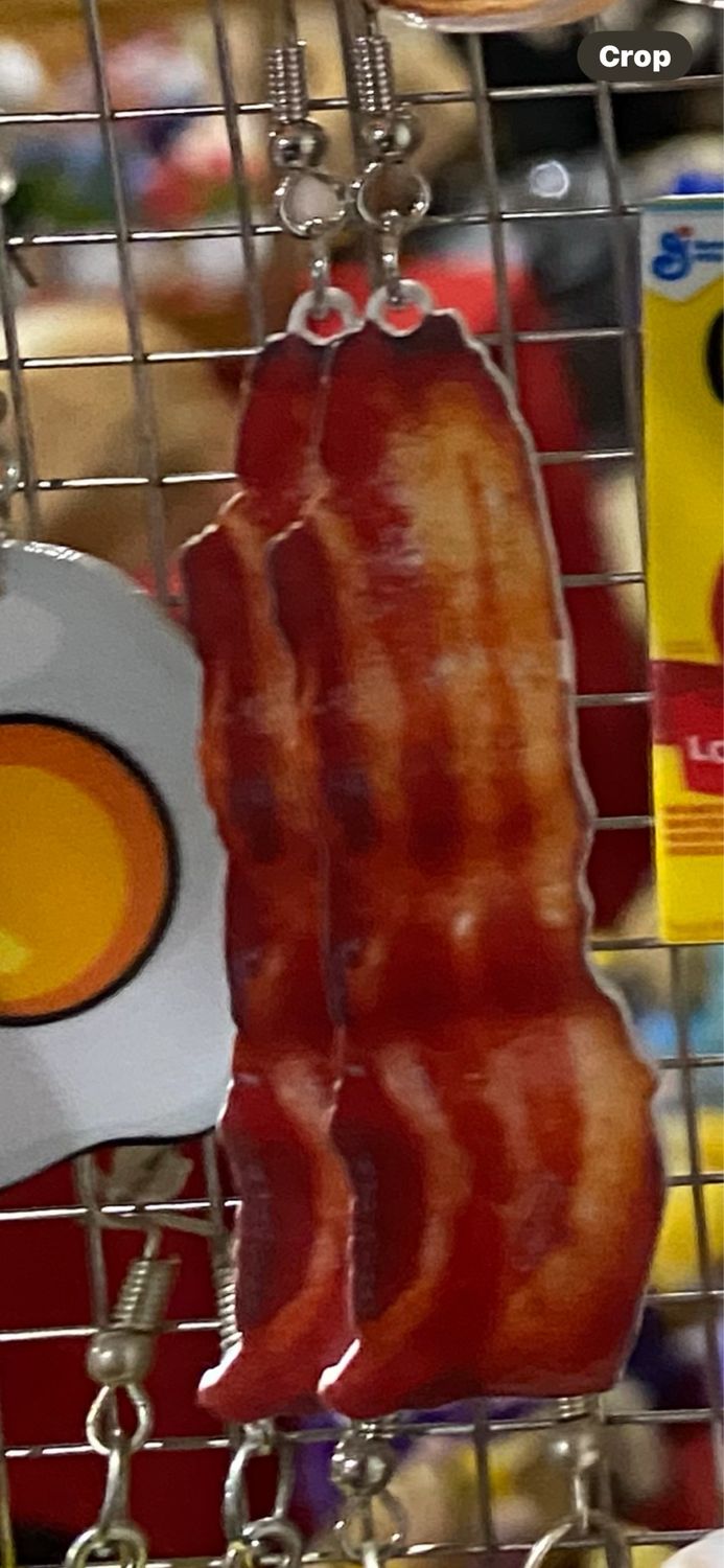 Bacon Earrings