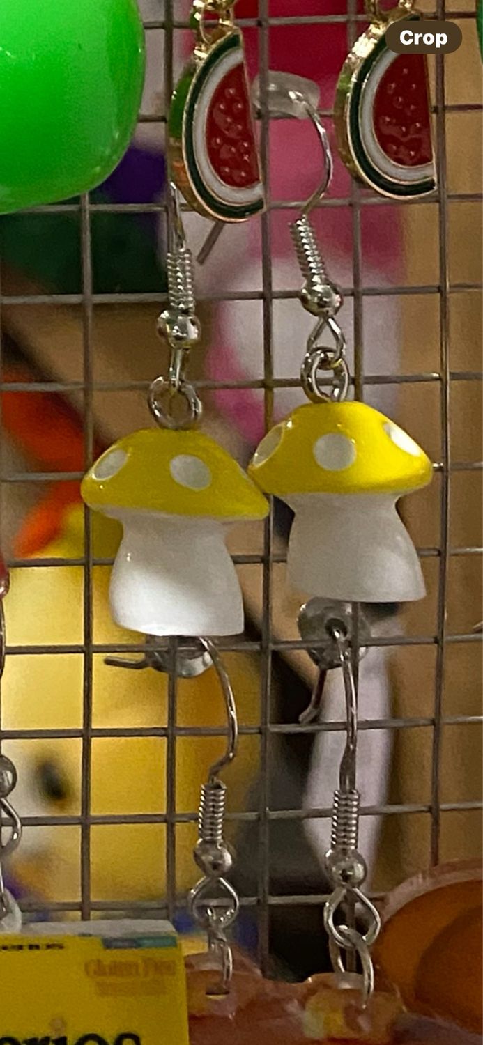 Mushroom Earrings