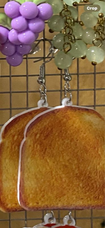 Bread Earrings