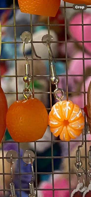 Orange Earrings