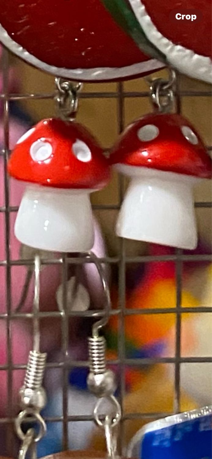 Mushroom Earrings