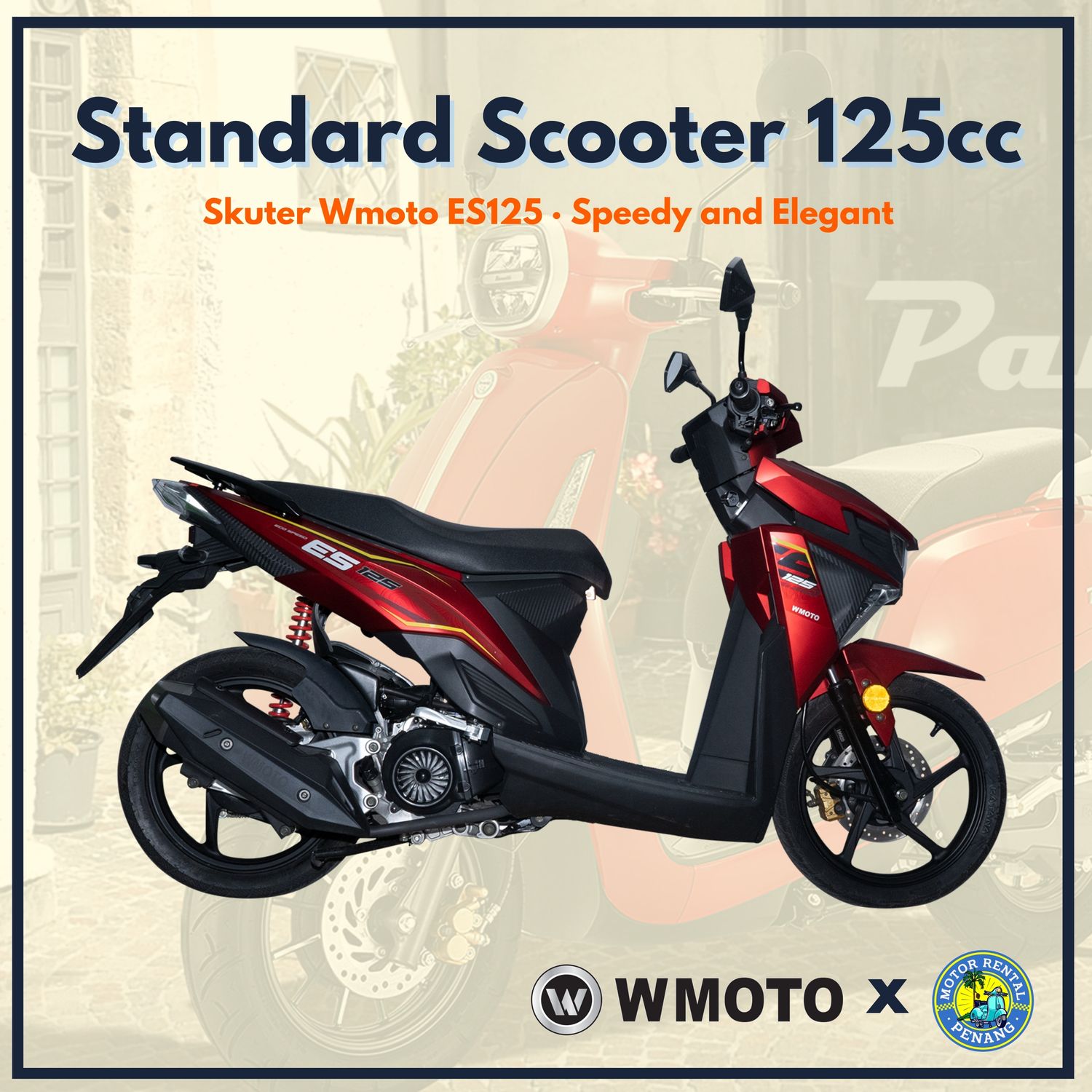 ⁠Standard Scooter 125cc (Wmoto ES125)