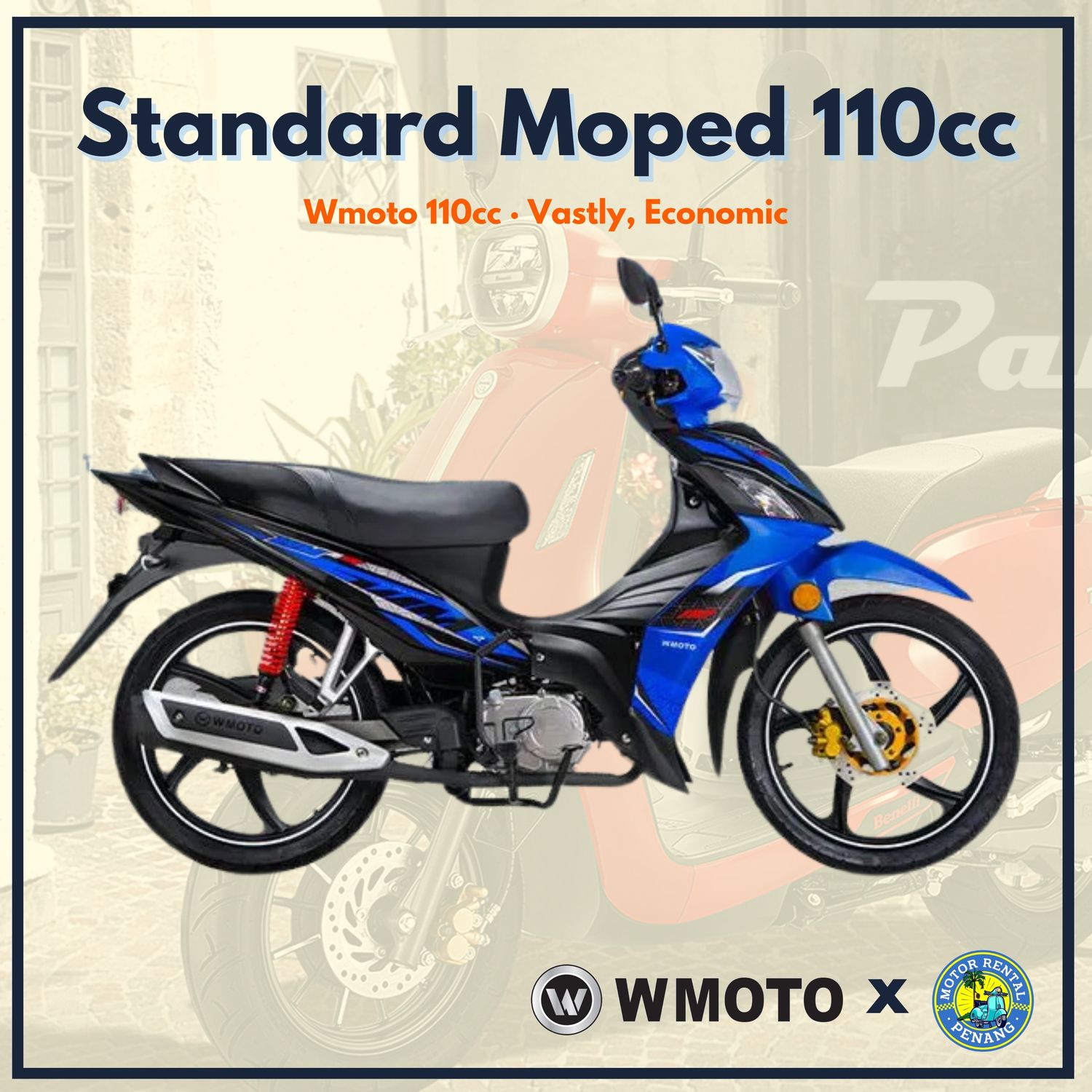 ⁠Standard Moped (Wmoto 110cc)