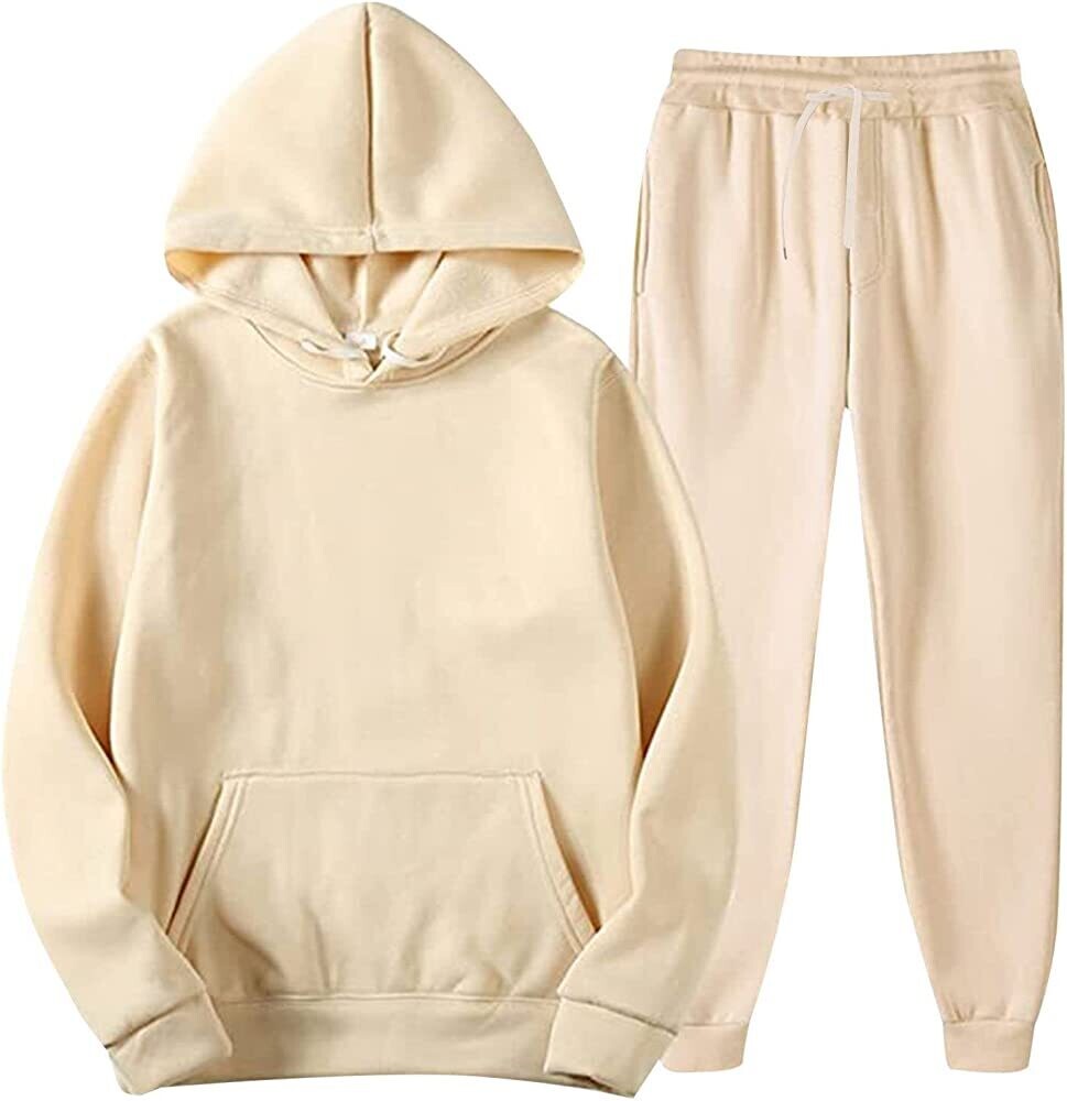 Beige Hoodie + Shorts Set