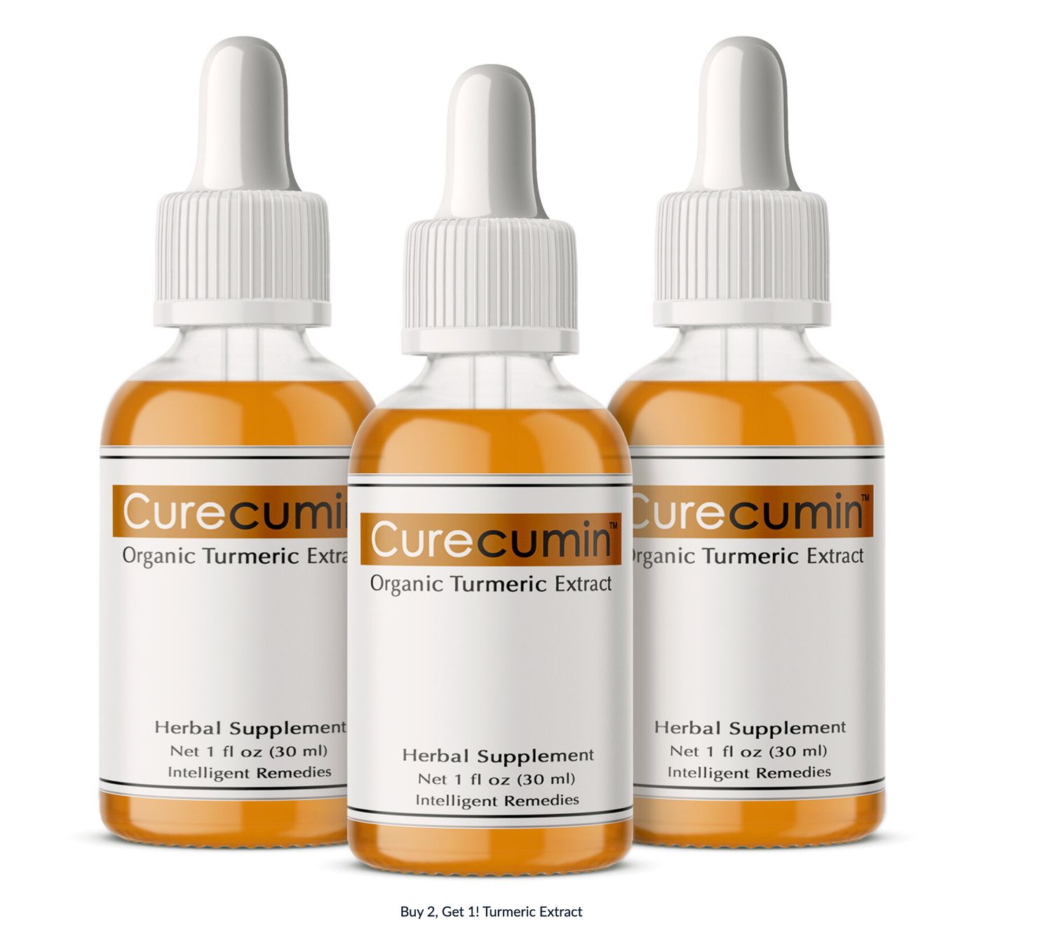 Curecumin™ Organic Turmeric Extract (Buy 2 get 1 Free)
