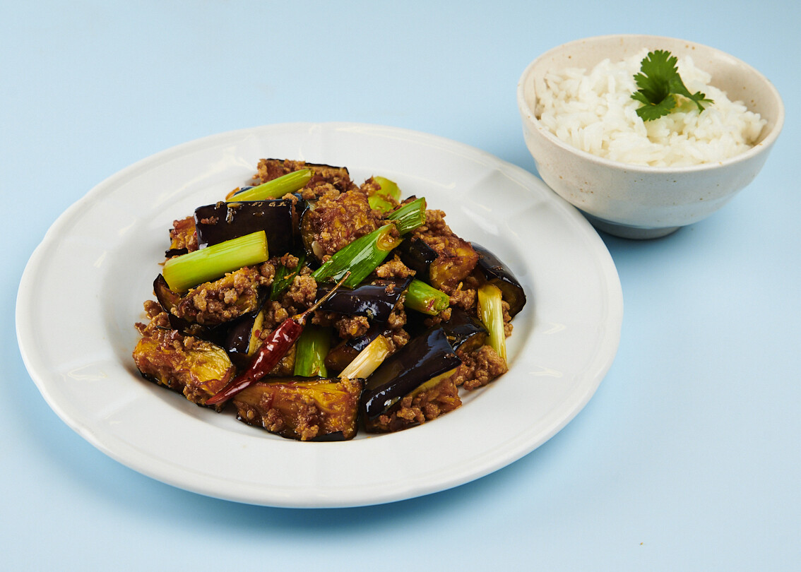 Yu Xiang braised eggplant (vegan)