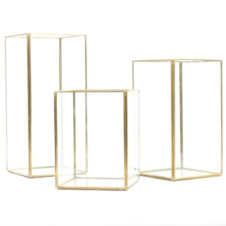 Gold Terrarium Lanterns