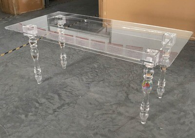 Acrylic Rectangle Table