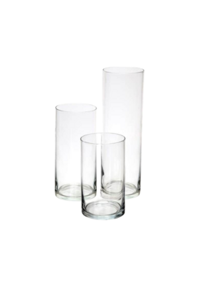 Glass Cylinder Vases (sets)