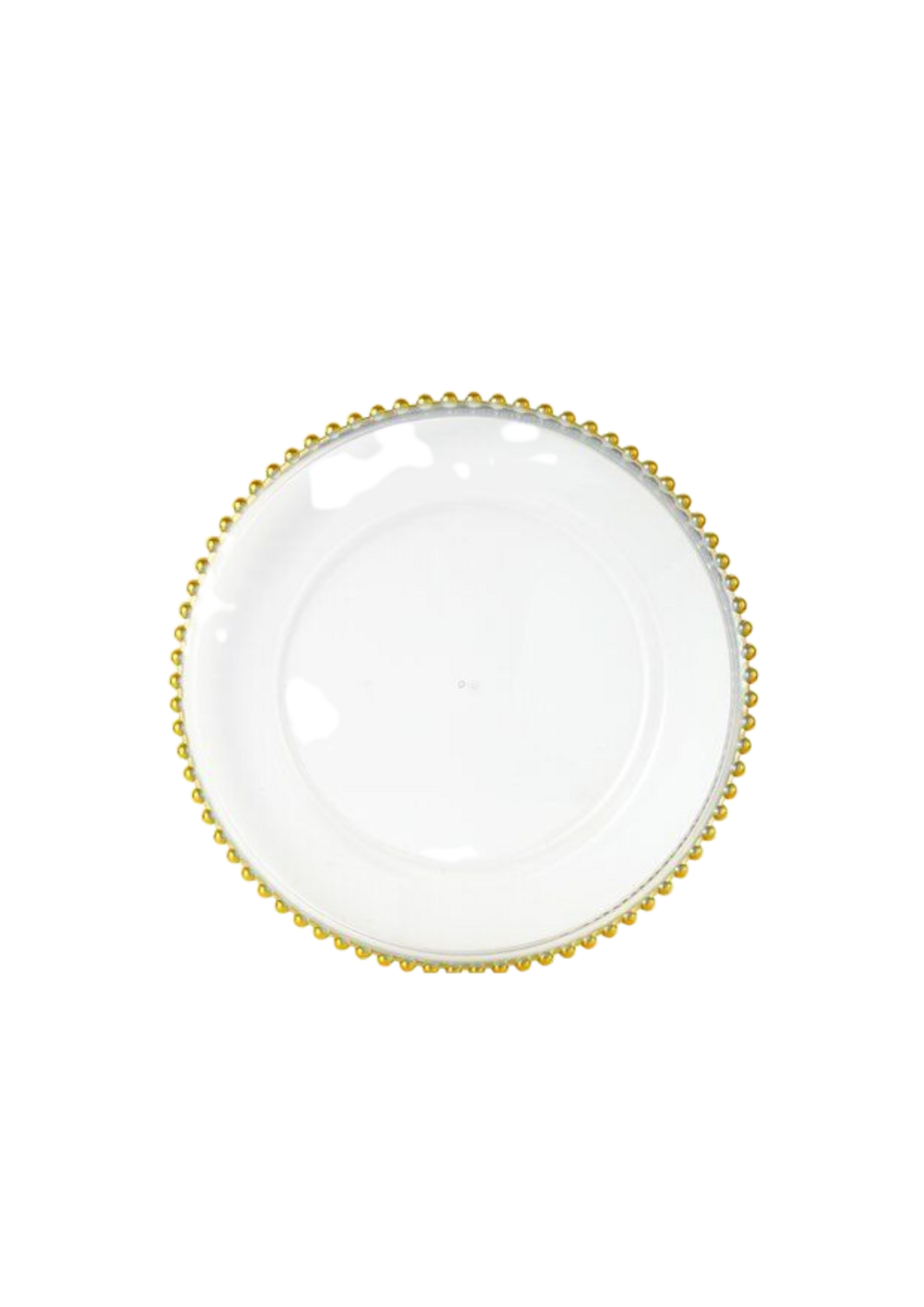 Gold Beaded Charger Plate
