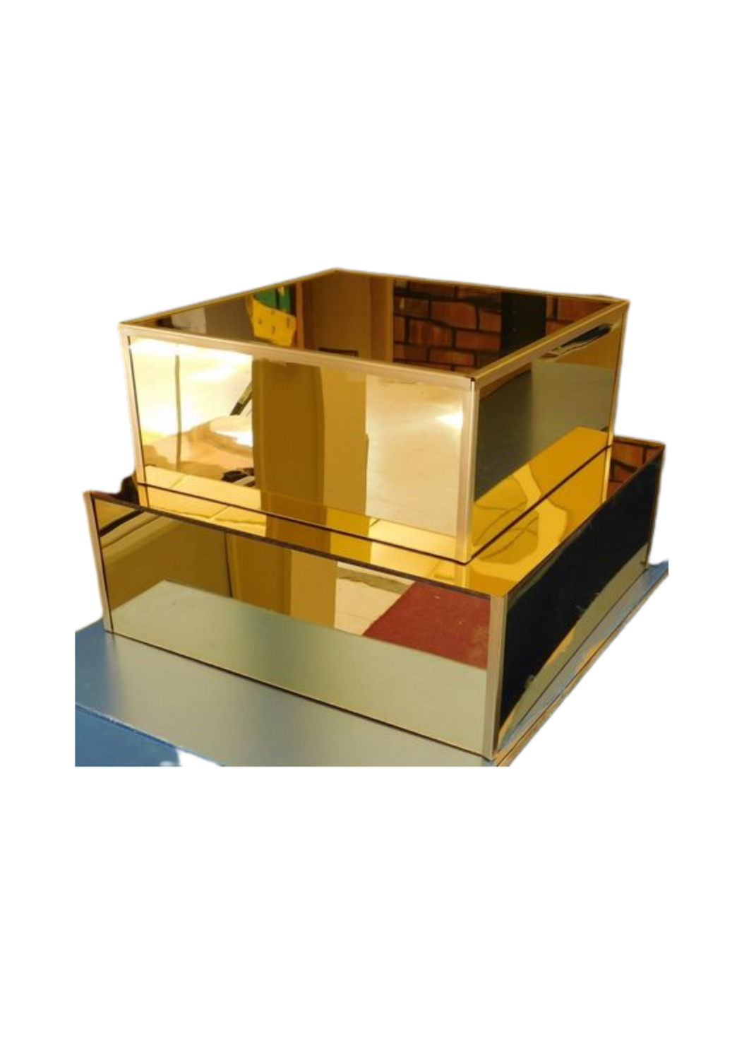 24k Gold Acrylic Cake Stand