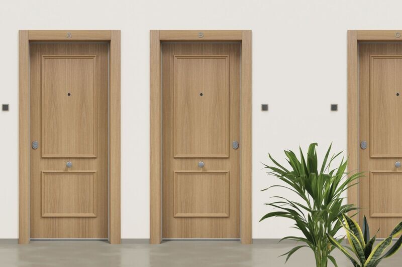 Puertas acorazadas de interior