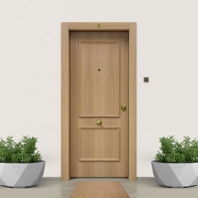 Puerta acorazada ROBLE 2C + ROBLE LISO