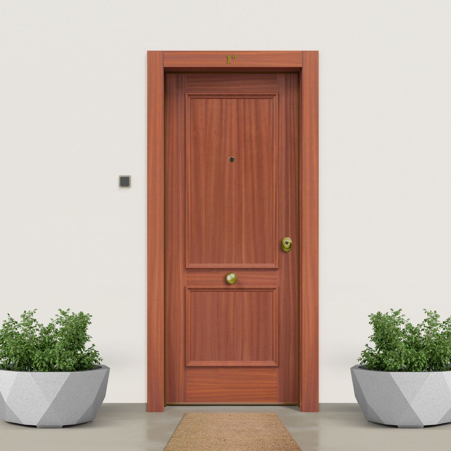 Puerta acorazada SAPELLY 2C FAJ + SAPELLY LISO