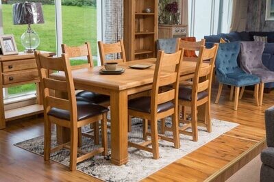 Providence Oak 1.4 and 1.8m Extending table