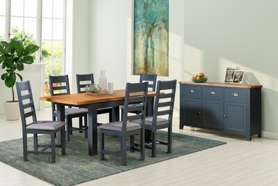 Capri Dark 1.4m - 1.8m Table Capri Dark 1.4m - 1.8m Table