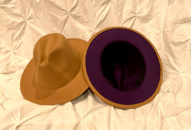 Tan Purple Bottom