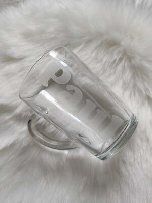 Gepersonaliseerd theeglas met naam