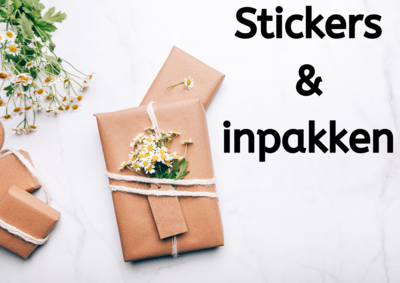 Stickers en inpakken