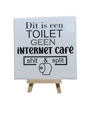 Tegel shit en split