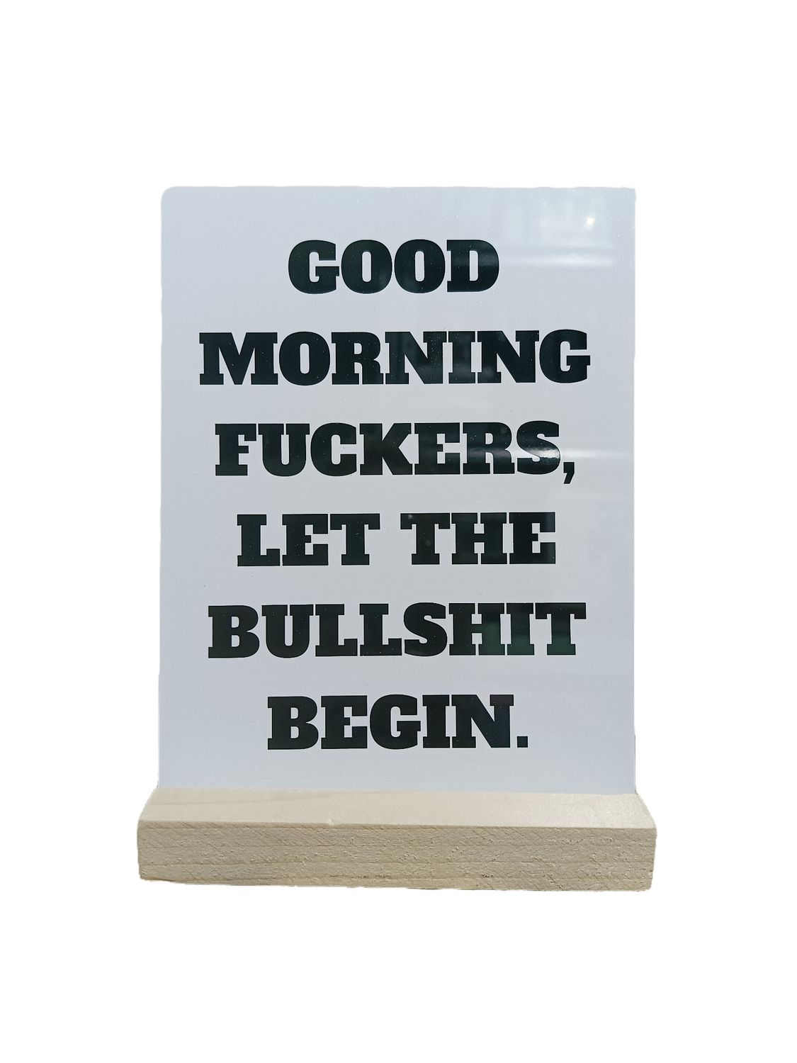 Tekstbord good morning
