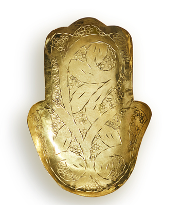 Messing schaaltje hamsa handje