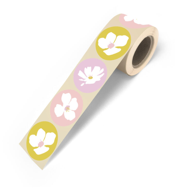 Stickers bloem 10st