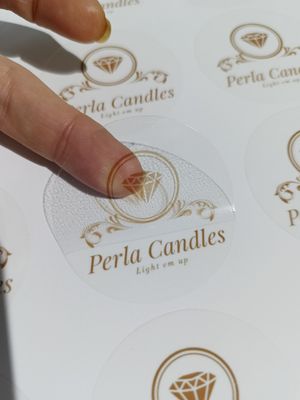 Stickers eigen ontwerp transparant